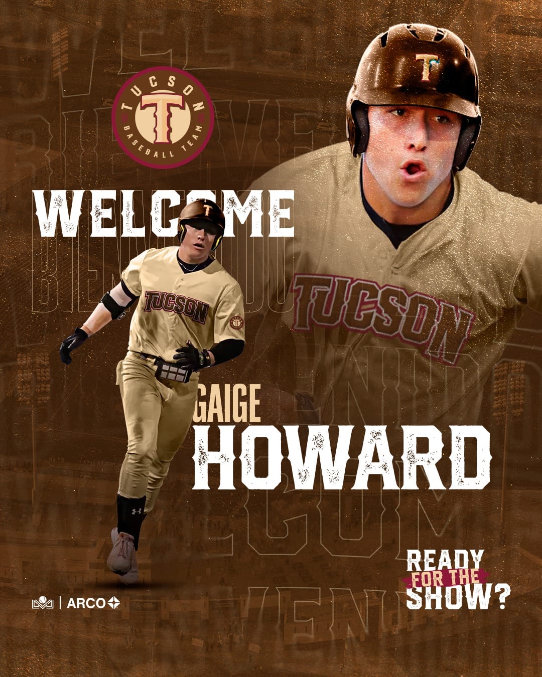 GAIGE HOWARD BRINGS HIS OFFENSIVE POWER TO TUCSON